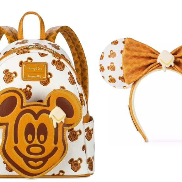 Loungefly | Bags | Nwt Disney Loungefly Mickey Waffle Mini  display picture 2